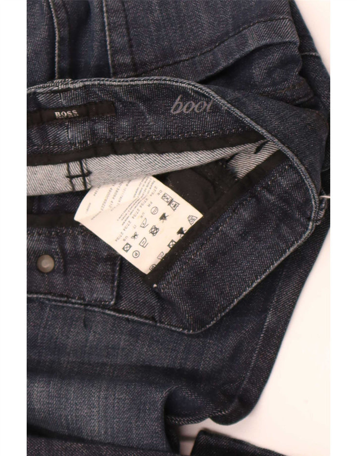 Hugo Boss Dame Bootcut Jeans W27 L28 Marineblå Bomuld