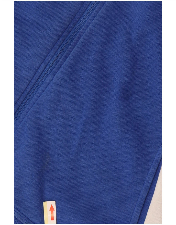 NIKE hættetrøje med lynlås til drenge 13-14 år XL Blå Colourblock Bomuld