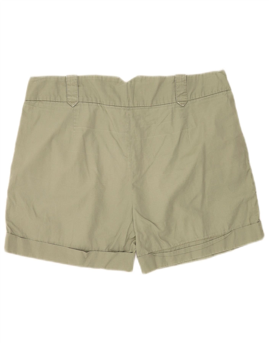 Zara Womens Pegged Chino Shorts Medium W28 Grøn bomuld