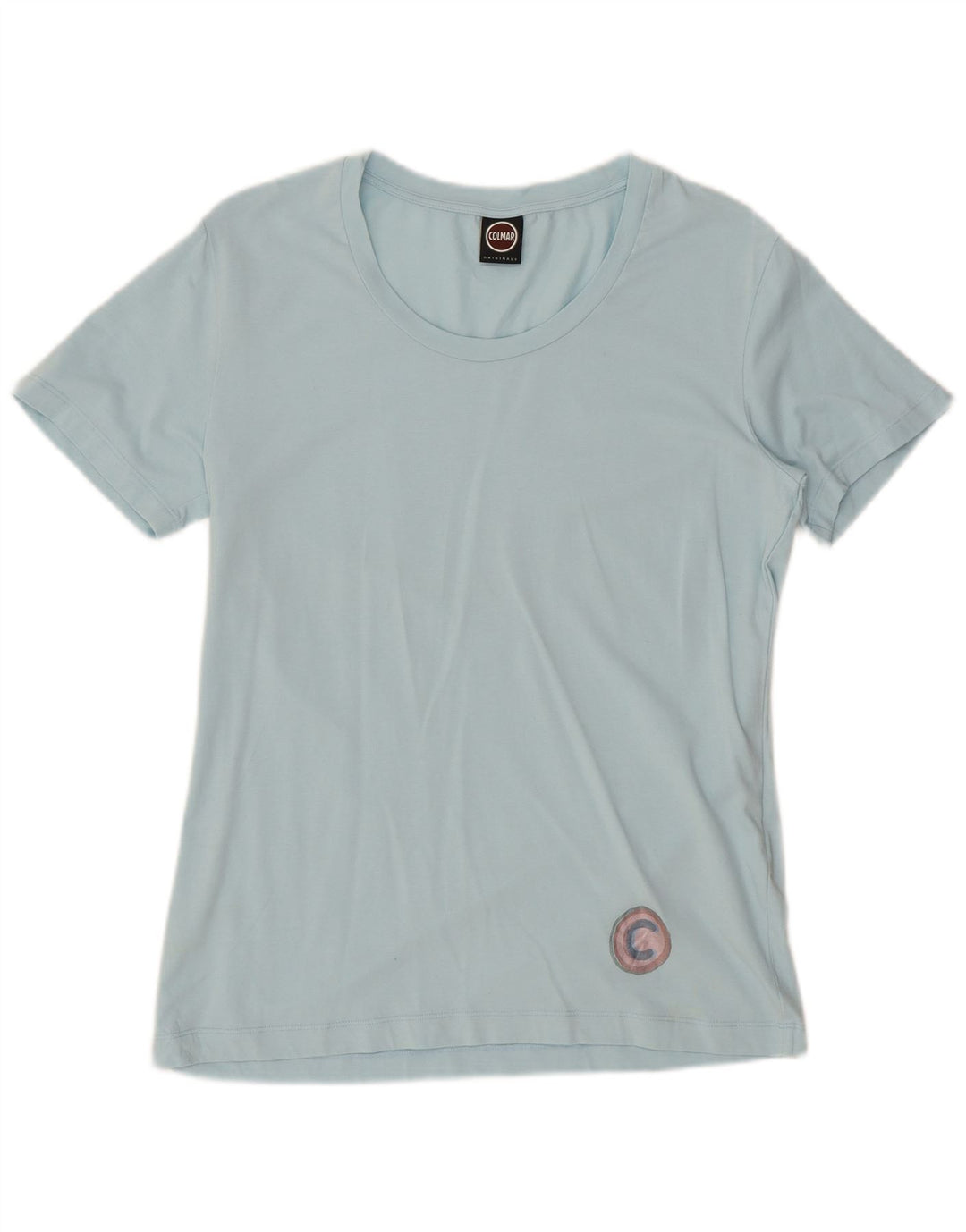 Colmar T-Shirt Top UK 14 Stor Blå