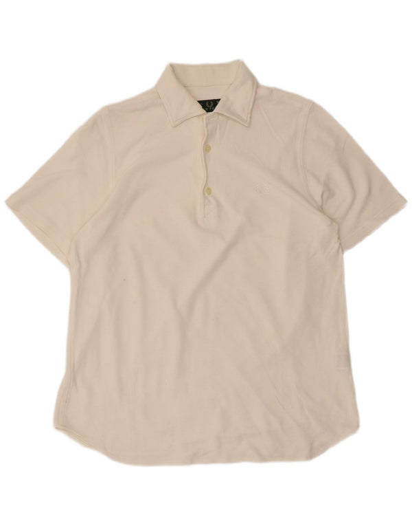 Fred Perry Herre poloshirt Medium hvid bomuld