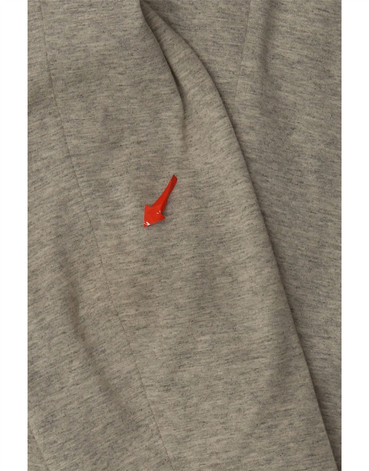 Zara Dame 1 Knap Blazer Jakke UK 14 Stor Grå Flecked Bomuld
