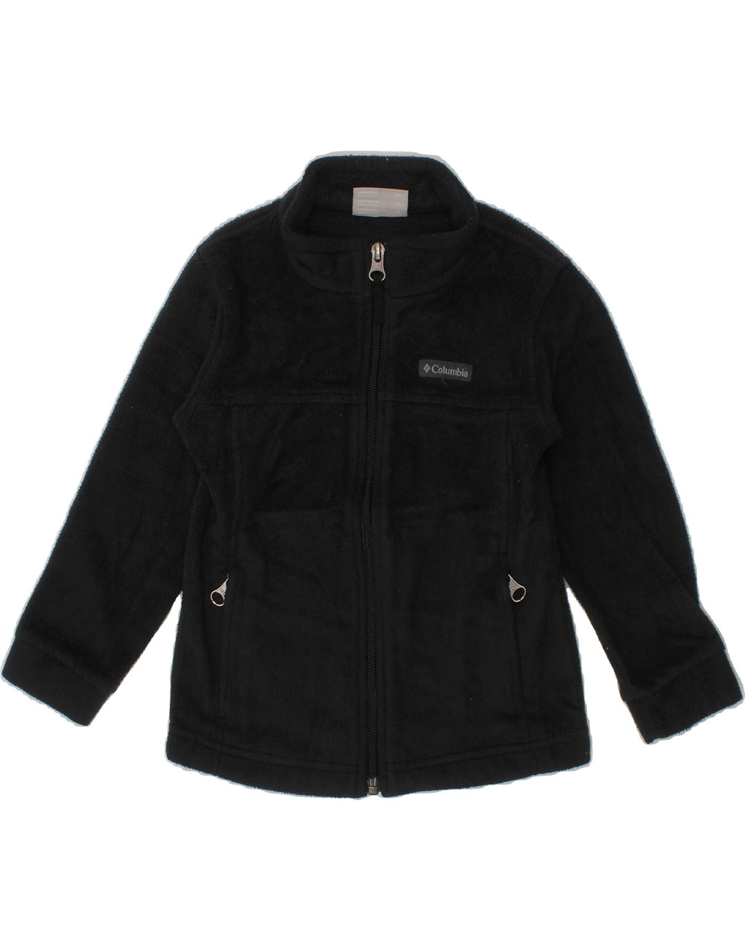COLUMBIA Boys Fleece Jacket 3-4 Years Black Polyester Vintage Columbia and Second-Hand Columbia from Messina Hembry 