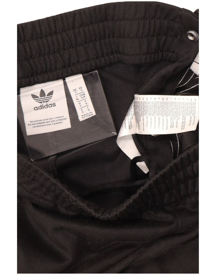 ADIDAS Mens Tracksuit Trousers Joggers Small  Black Cotton