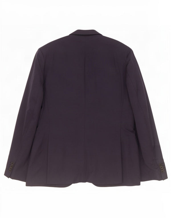 Hugo Boss Herre 2-knaps blazerjakke EU 52 XL Marineblå Uld