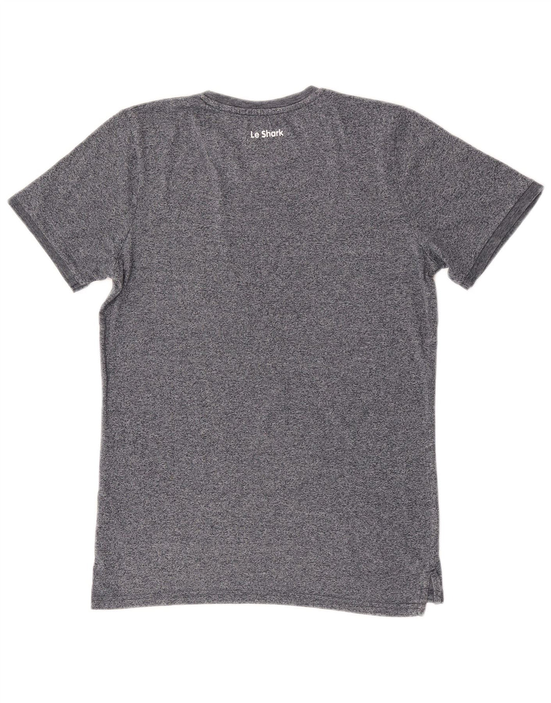 Le Shark Herre T-Shirt Top Lille Grå Flecked