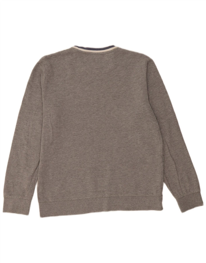 Jack & Jones Sweatshirt til mænd, stor grå bomuld