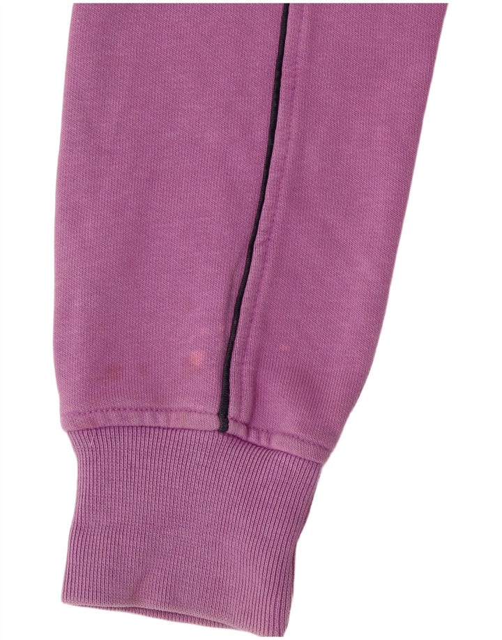 Champion Womens træningsdragt Topjakke UK 14 Mellem lilla stribet bomuld