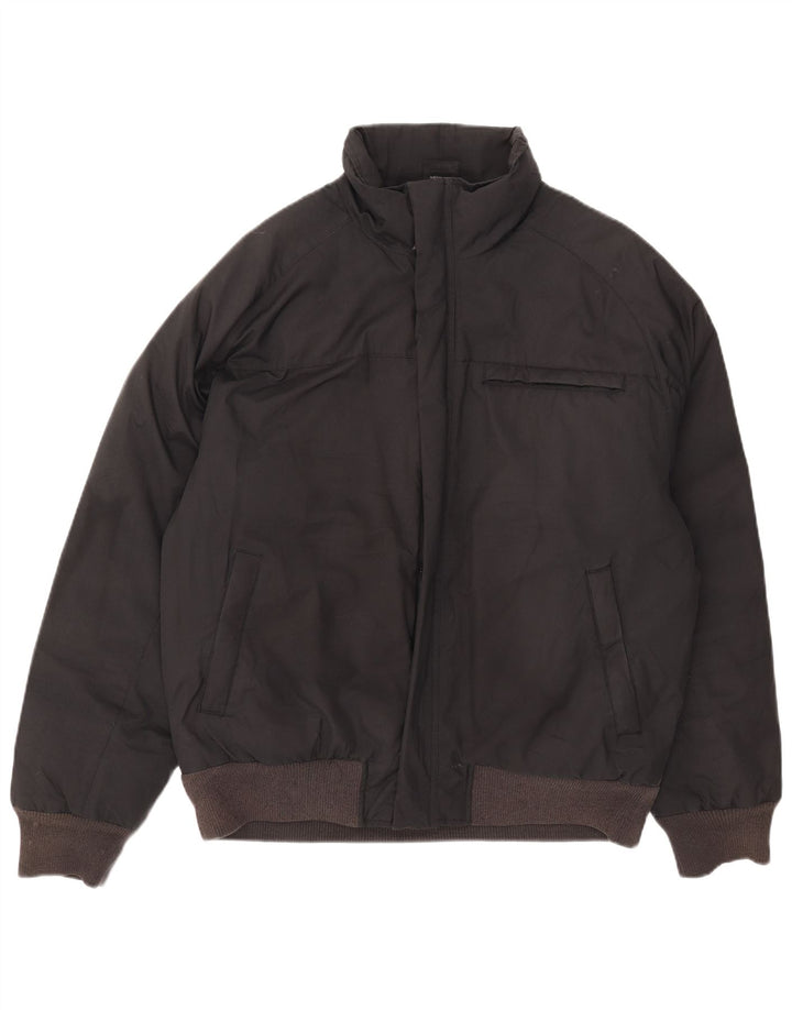 Adidas Herre Bomber Jacket UK 40 Large Black Polyester