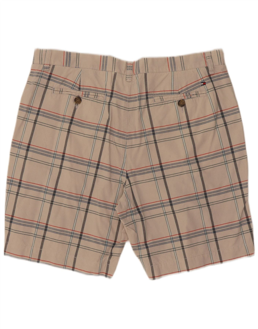 Tommy Hilfiger Herre Chino Shorts W36 Large Off White Ternet bomuld