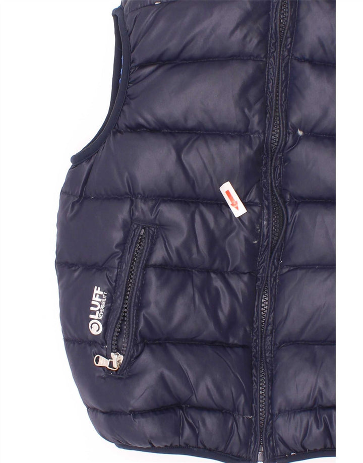 North Sails Boys Vendbar Polstret Gilet 3-4 År Navy Blue Polyester
