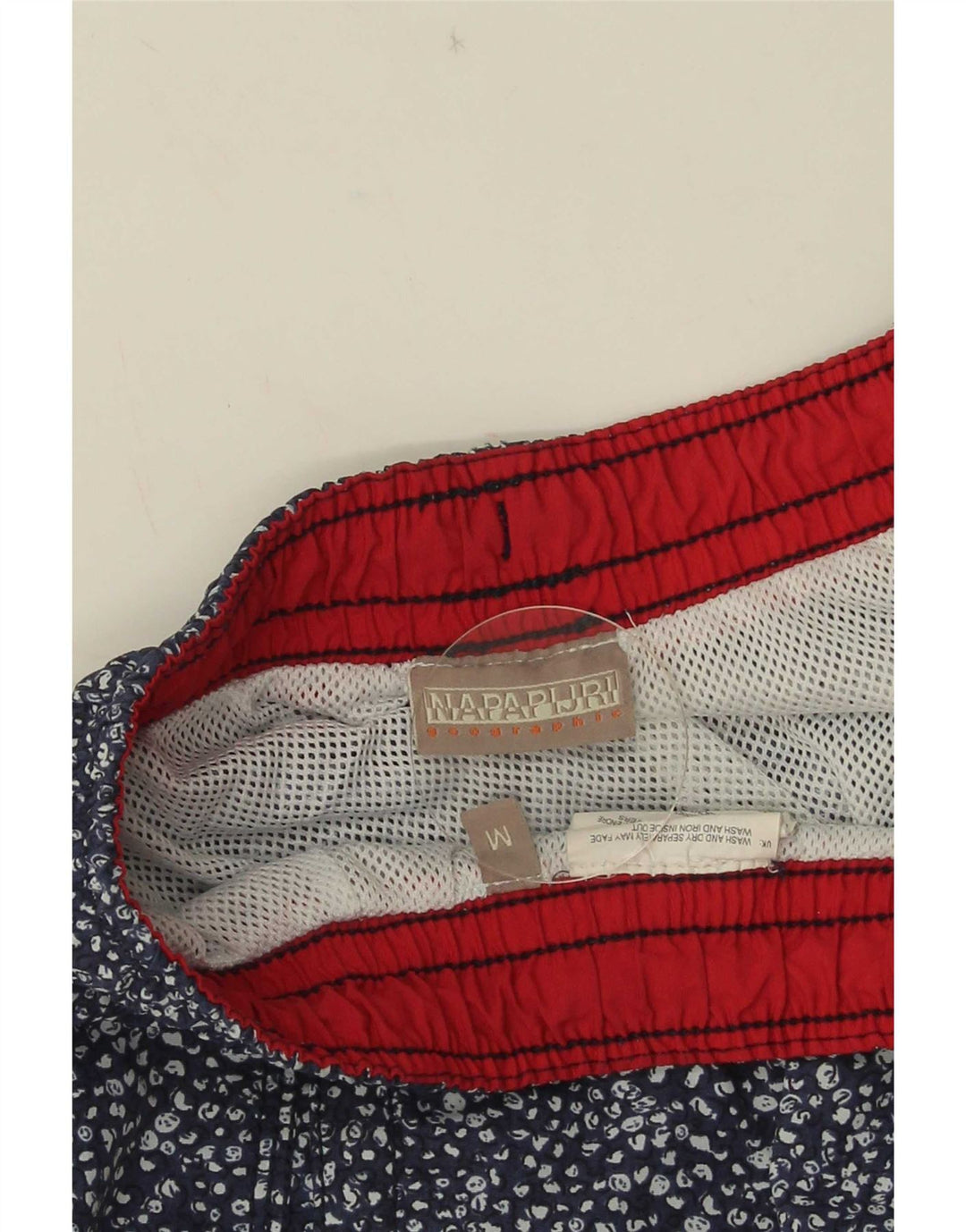 Napapijri Herre geografisk abstrakt mønster svømmeshorts Medium Navy Blue