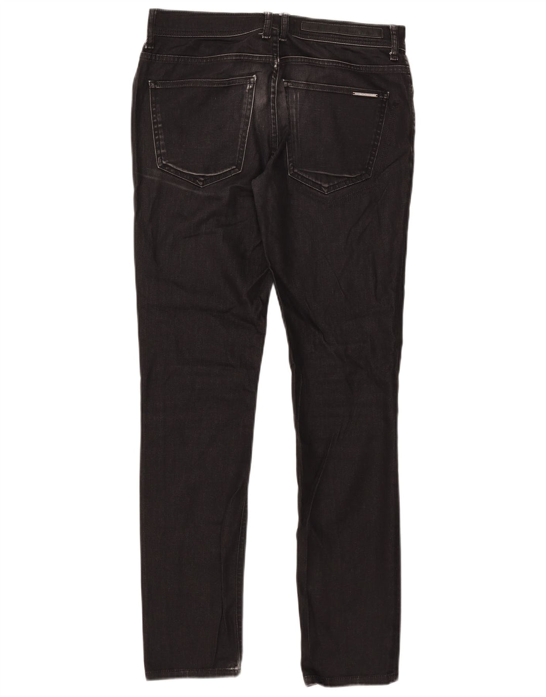 Zara Herre Slim Jeans EU 40 Medium W31 L31 Sort Bomuld