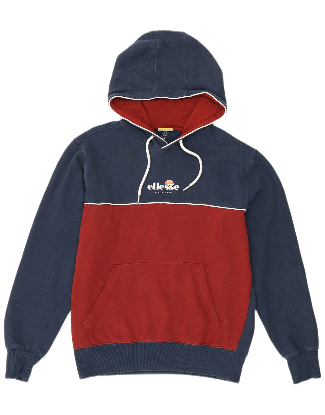 Ellesse Herre hættetrøje Jumper Medium Marineblå Colourblock Bomuld