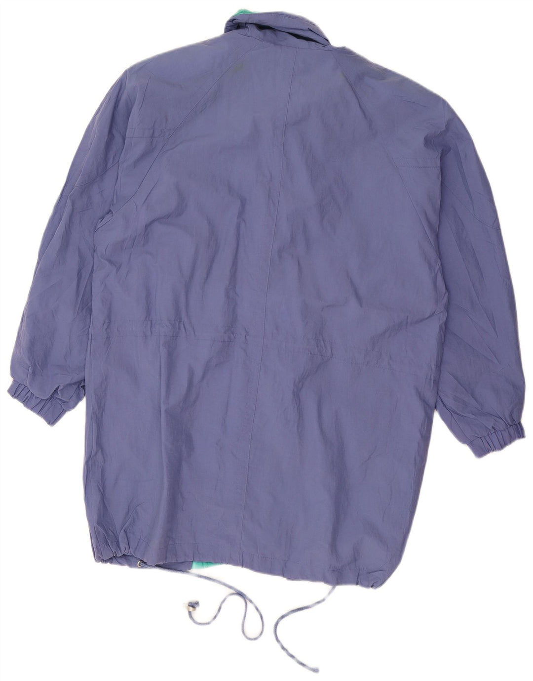 Marcel Clair Dame Oversized regnjakke EU 38 Medium Blue Polyamide