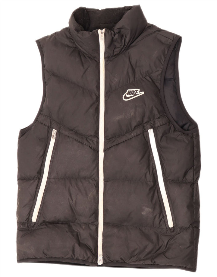 Nike Polstret Gilet UK 38 Medium Sort Polyester til mænd