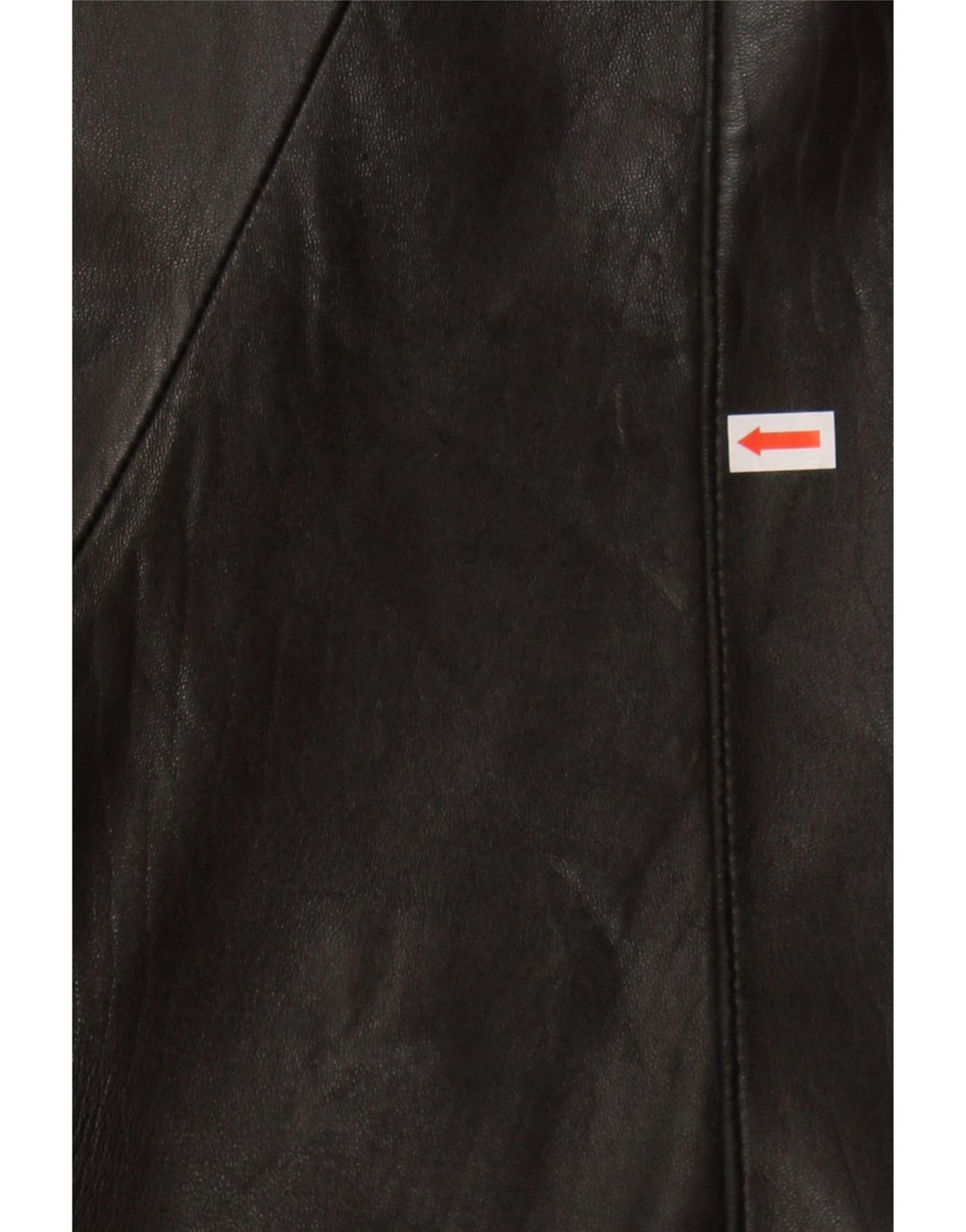 GALLERY Womens Leather Coat UK 16 Large Black Leather Vintage Gallery and Second-Hand Gallery from Messina Hembry 