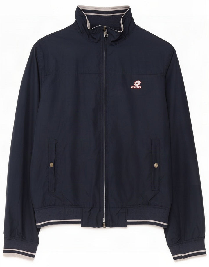 Lotto Bomberjakke til mænd UK 42 XL Navy Blue Polyester