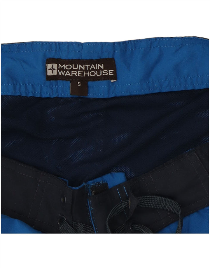 Mountain Warehouse Herre badeshorts Små blå stribet polyester