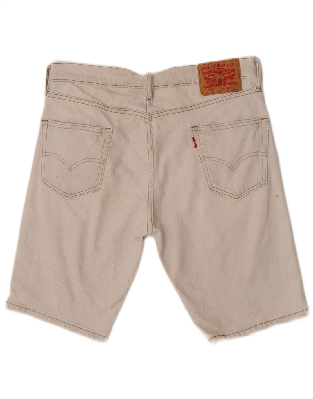 Levi's Herre 511 denimshorts W30 mellemblå bomuld