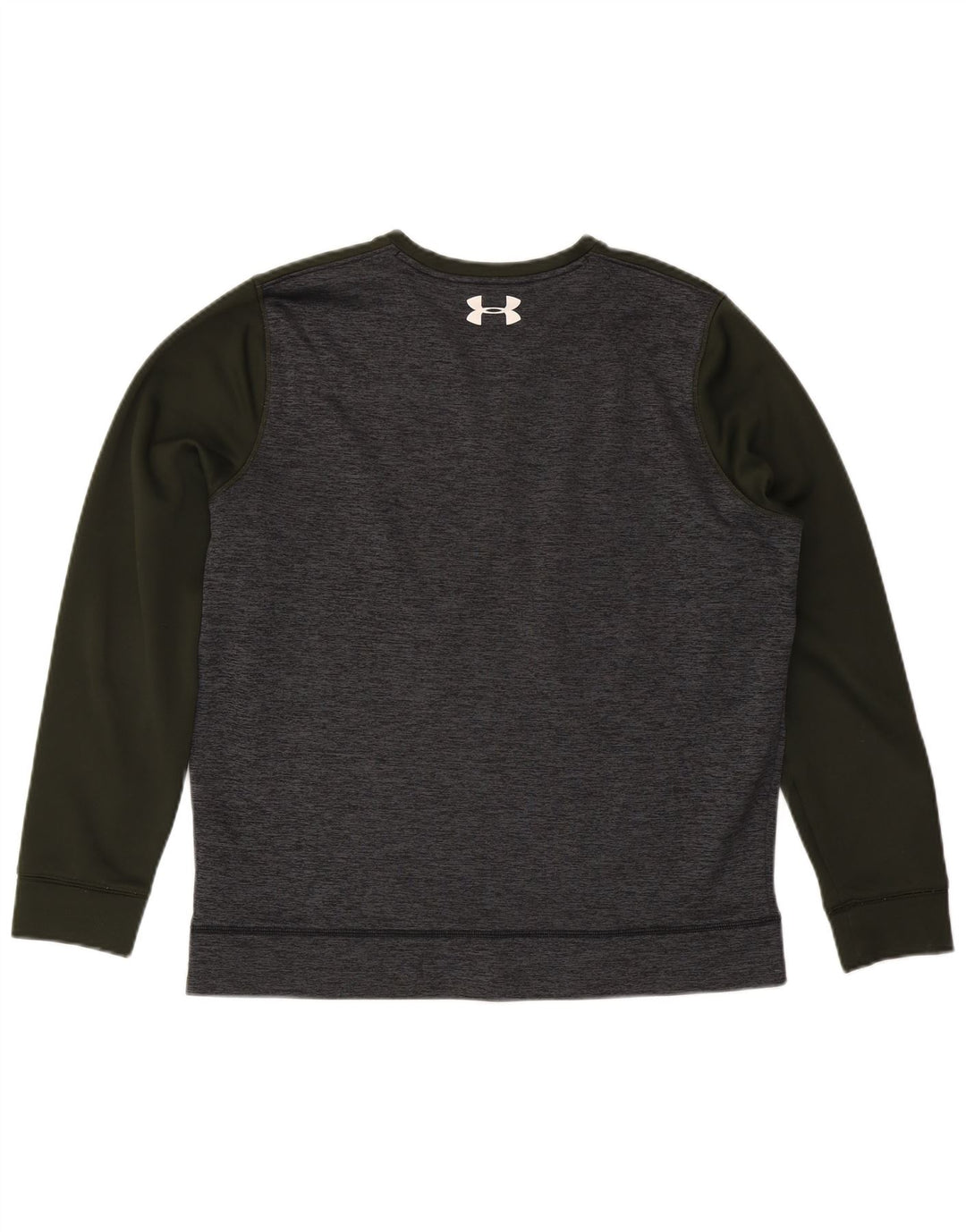 UNDER ARMOUR Dame Cold Gear Sweatshirt Jumper UK 16 Large Khaki