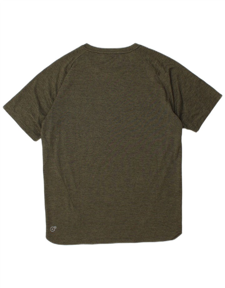 Puma Herre Grafisk T-Shirt Top Lille Khaki Polyester