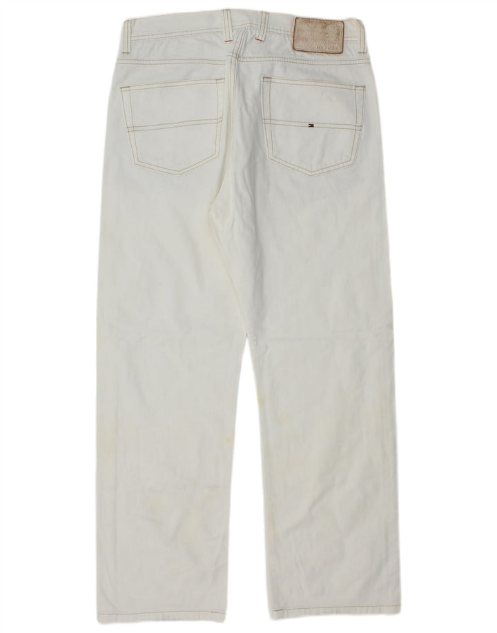 TOMMY HILFIGER Straight jeans til mænd W34 L29 blå bomuld