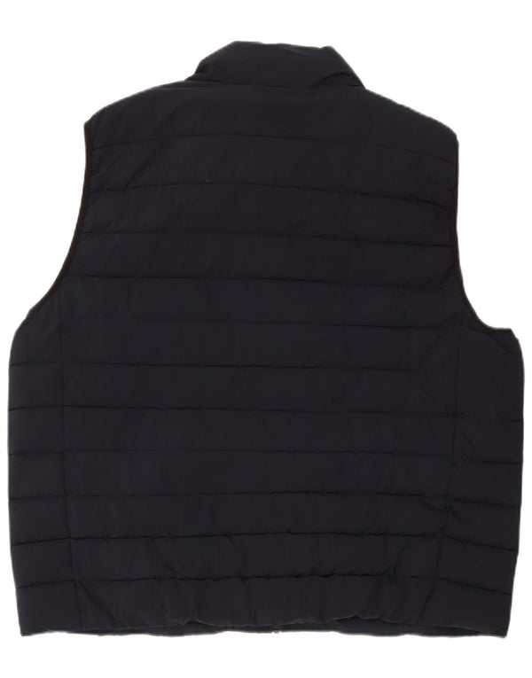 Calvin Klein Herre Polstret Gilet UK 44 2XL Navy Blue Polyester