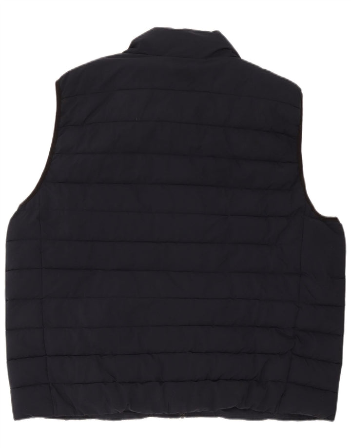 Calvin Klein Herre Polstret Gilet UK 44 2XL Navy Blue Polyester