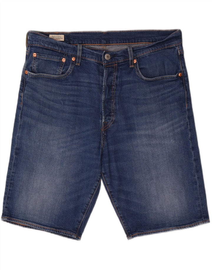 LEVI'S Womens 501 Denim Shorts W33 Large  Blue Cotton