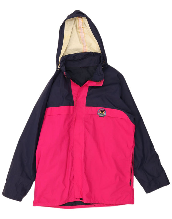 SALEWA Herre Hættevindjakke UK 40 Large Navy Blue Colourblock