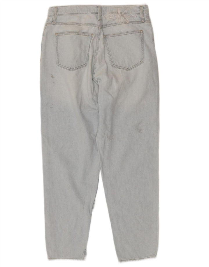 CALVIN KLEIN Womens Tapered Jeans W30 L28  Blue Cotton