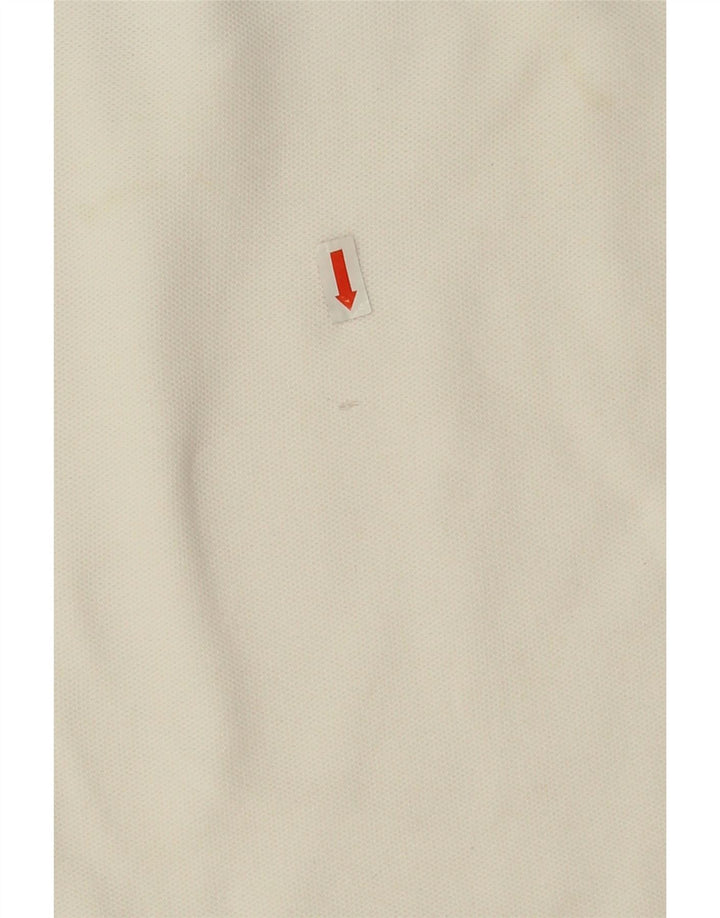 Slam Herre Polo Shirt Stor Hvid Bomuld