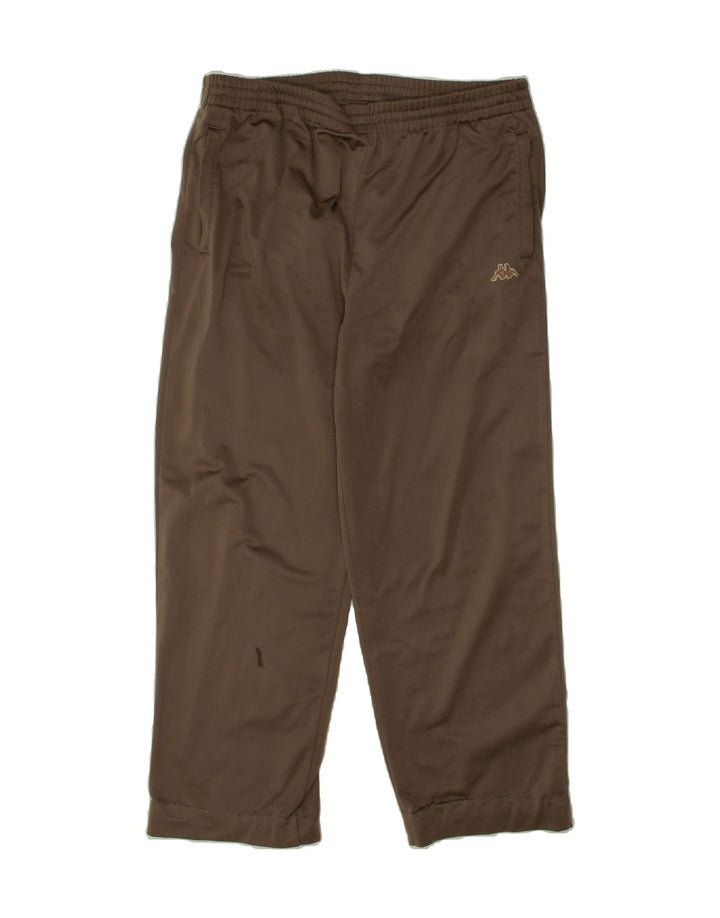 KAPPA Mens Tracksuit Trousers Large Brown Vintage Kappa and Second-Hand Kappa from Messina Hembry 