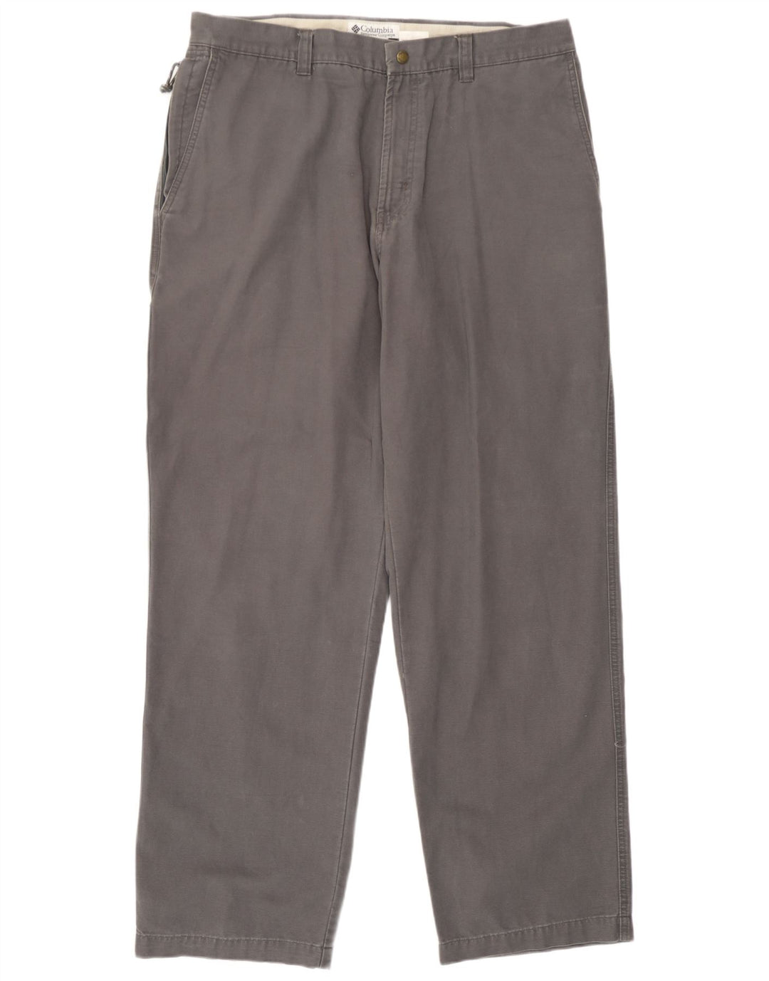 Columbia Herre Regular Fit Cargo Bukser W36 L32 Grå Bomuld