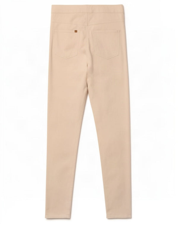 Zara Piger Skinny Casual Bukser 13-14 år W24 L29 Off White Bomuld