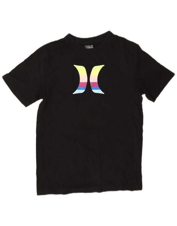 Hurley Boys Grafisk T-Shirt Top 12-13 År Sort Bomuld