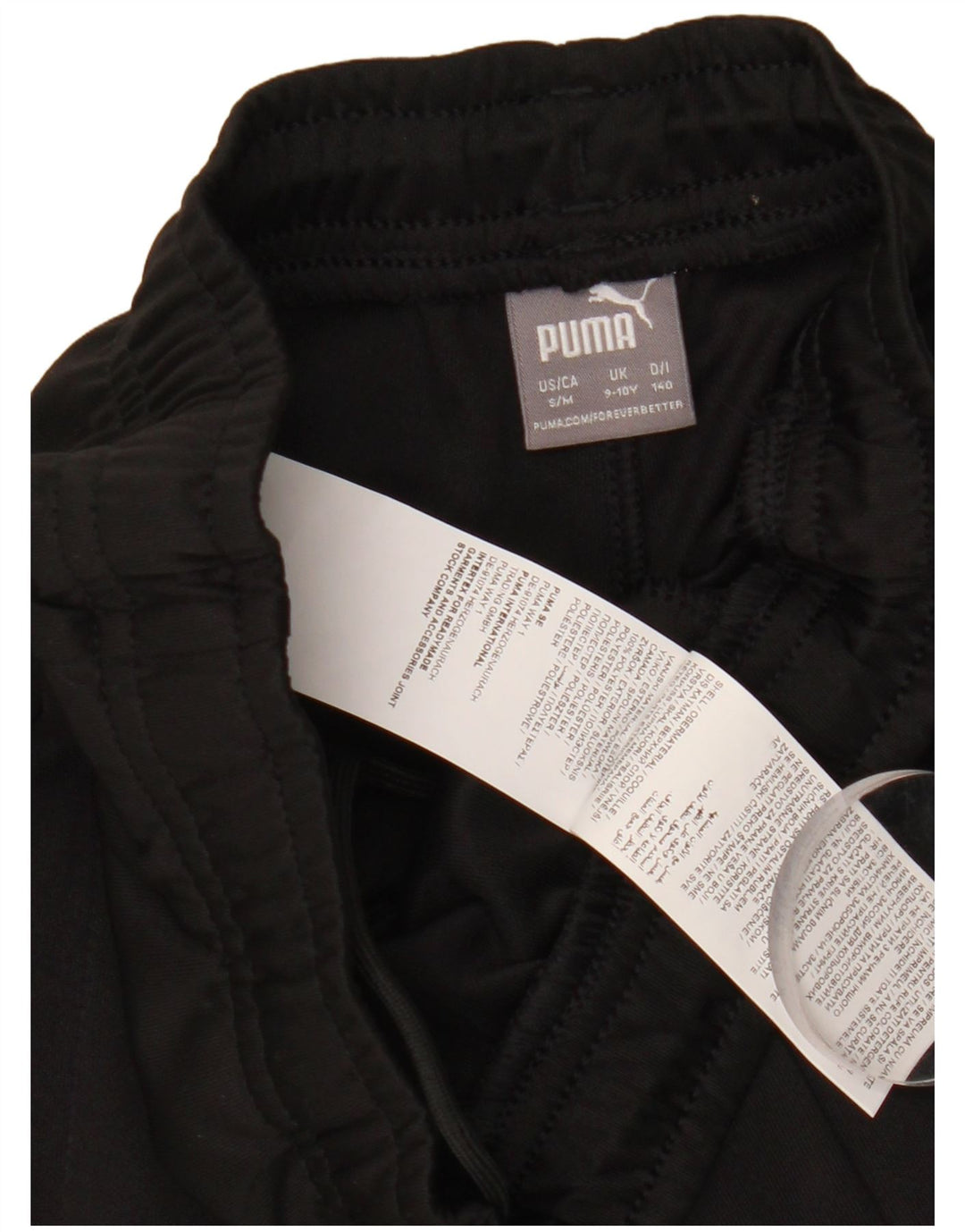 Puma træningsbukser til piger 9-10 år Sort Colourblock Polyester