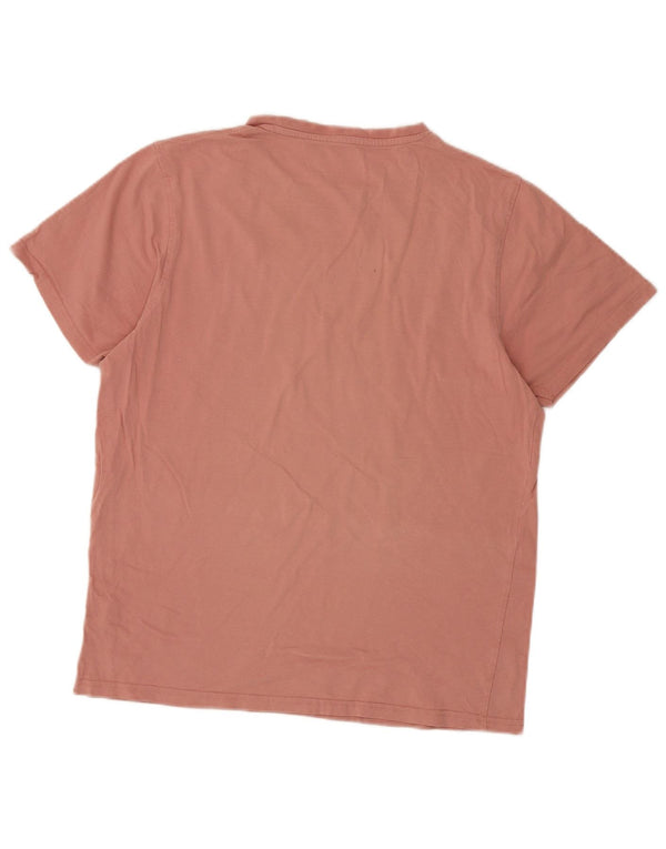 Mountain Warehouse Herre grafisk T-shirt Top Medium Pink Bomuld