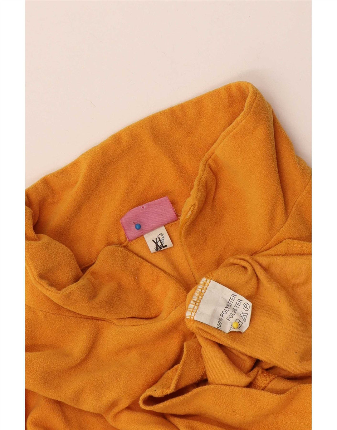 Asics Dame Fleece Jumper med lynlås DK 18 XL Gul Polyester