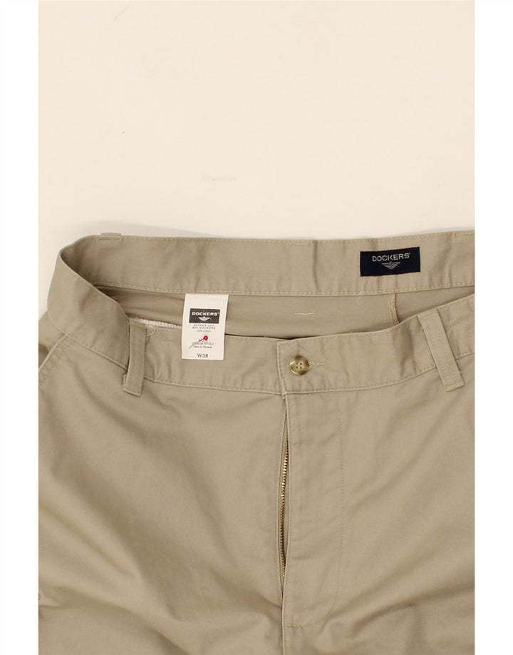DOCKERS Mens Cargo Shorts W38 XL Beige Cotton Vintage Dockers and Second-Hand Dockers from Messina Hembry 