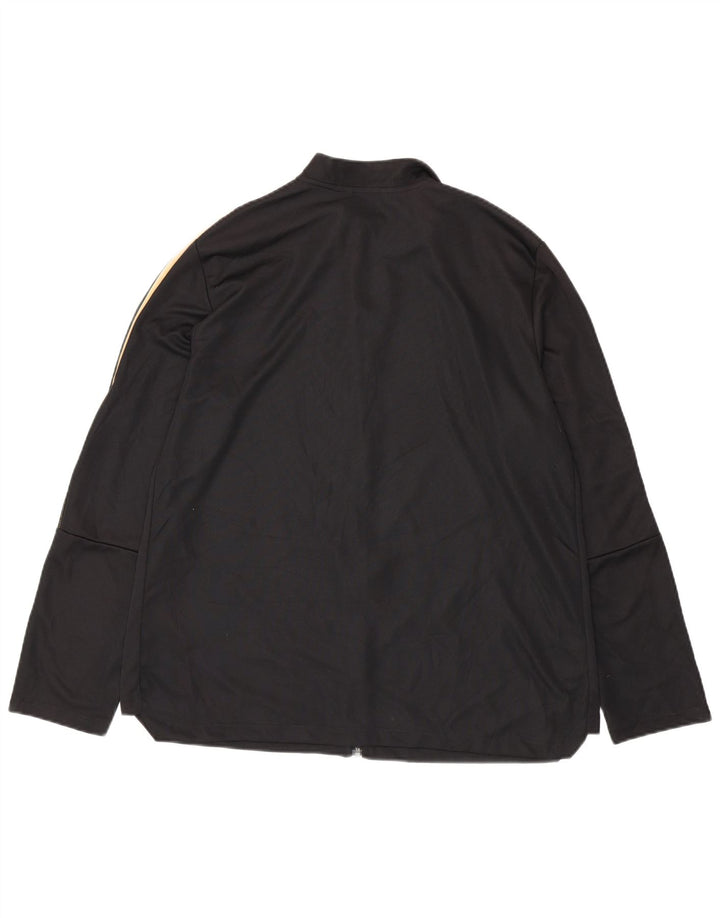 ADIDAS Aeroready træningsdragt topjakke til kvinder UK 24/26 2XL sort polyester