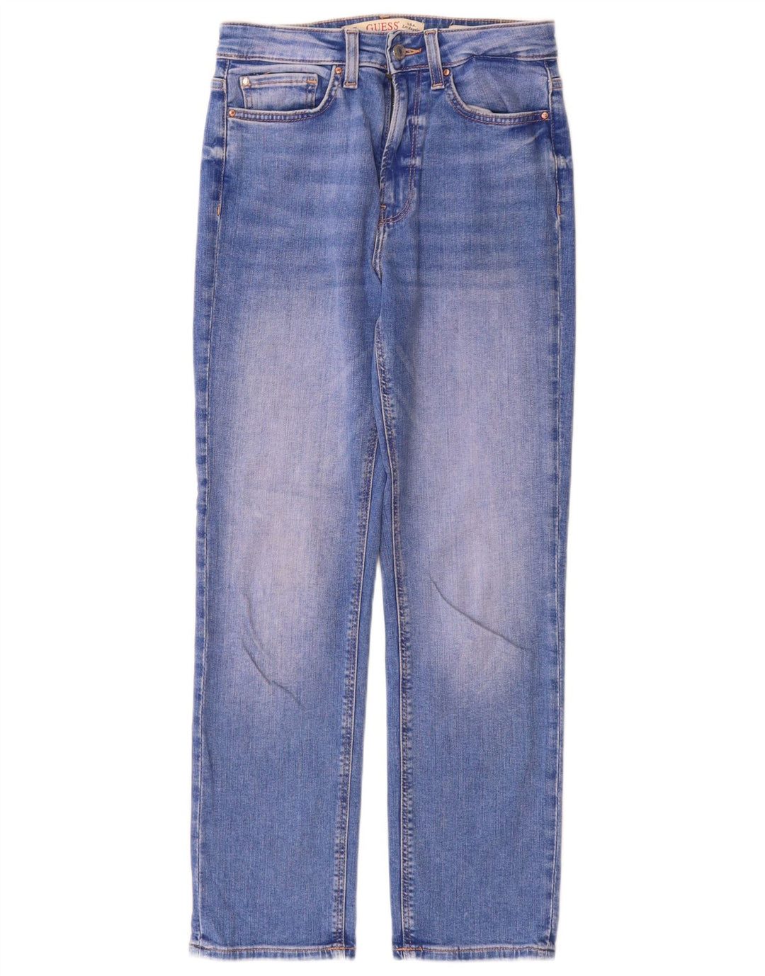 Guess lige damejeans W26 L28 blå bomuld