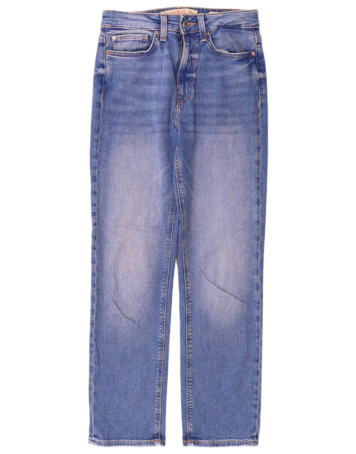 Guess lige damejeans W26 L28 blå bomuld