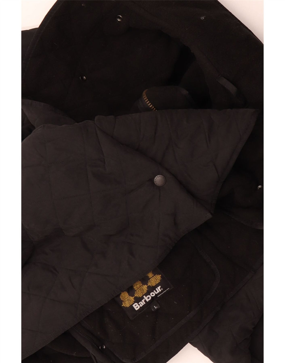 BARBOUR Herre quiltet jakke UK 40 Large Black