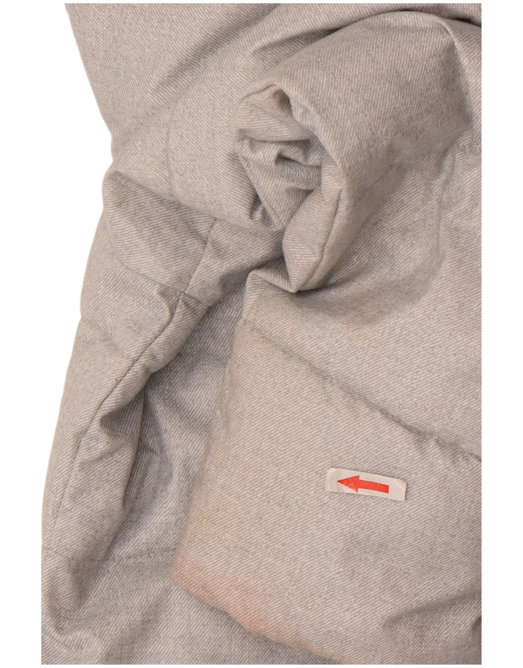 Barbour Dame Hætte Polstret Frakke UK 16 Large Grå Polyester