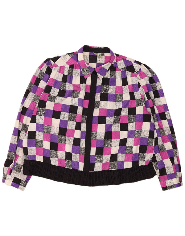 Frankenwalder Womens Long Sleeve Blouse Top IT 48 XL Multicoloured