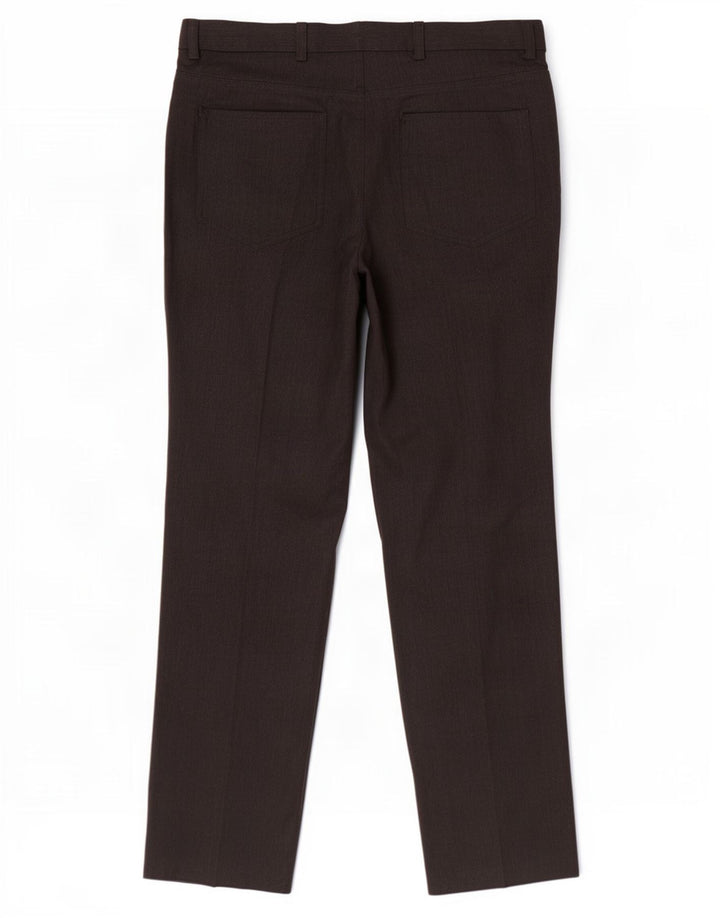 Marks & Spencer Herre Slim Fit Suit Bukser W34 L31 Sort Polyester