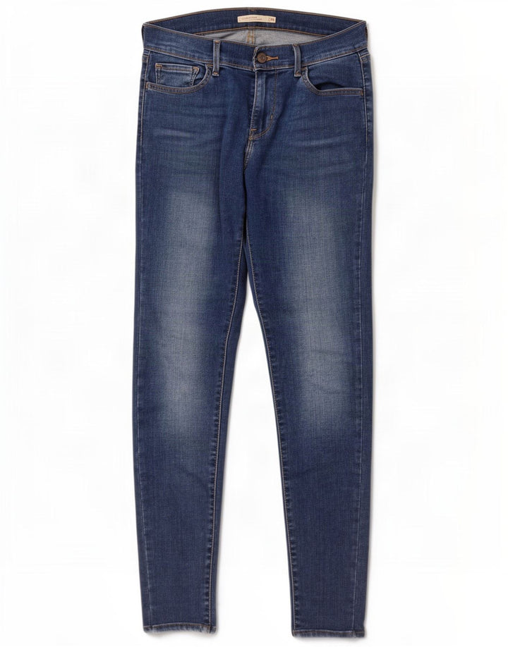 Levi's Dame 710 Super Skinny Jeans W28 L32 Blå Bomuld