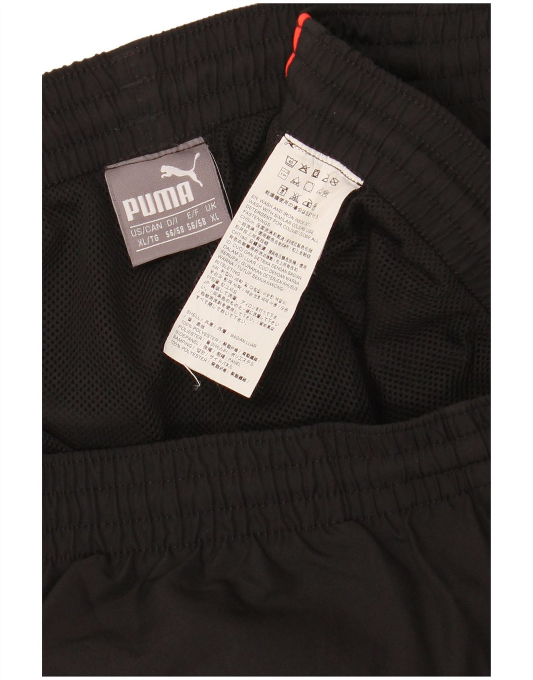 Puma Træningsdragtsbukser til mænd XL Sort Polyester